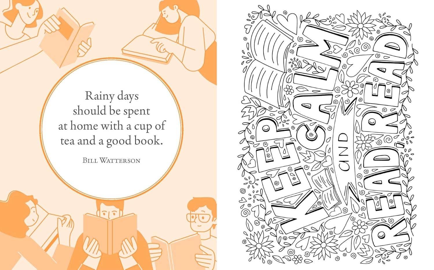 Book Lover's Coloring Book