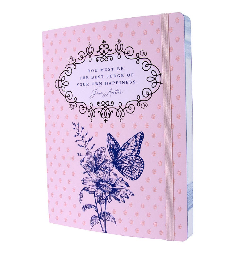 Jane Austen: Best Judge of Your Own Happiness Softcover Notebook