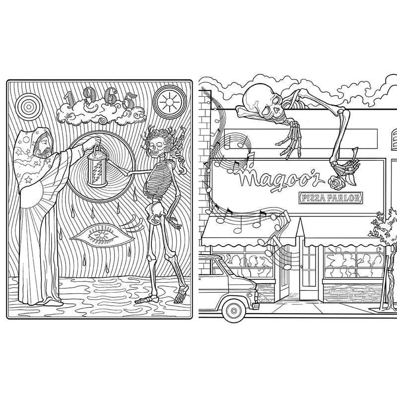 The Official Coloring Book of Grateful Dead
