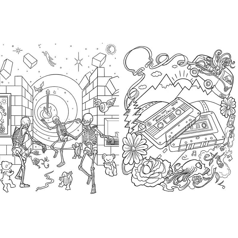 The Official Coloring Book of Grateful Dead
